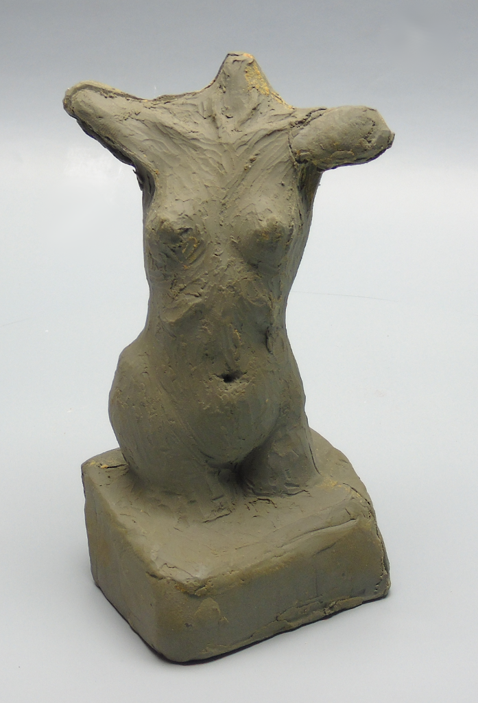 Clay model of sculpture