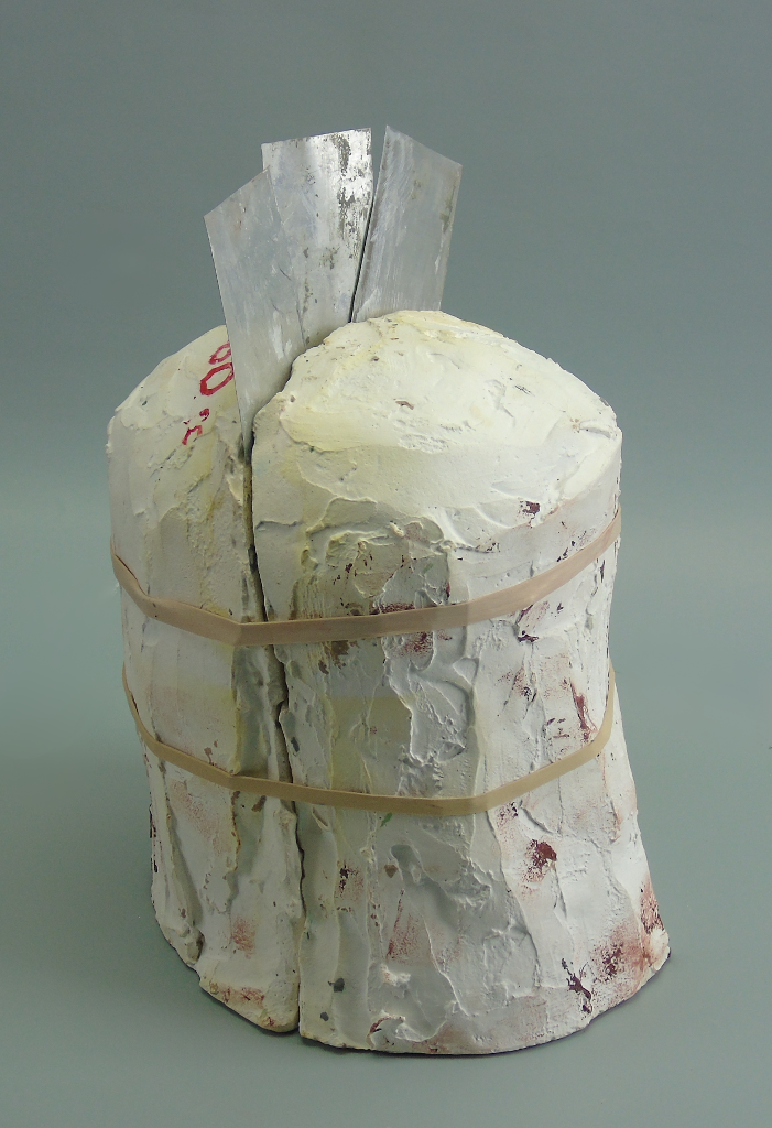 Mold showing seam between halves